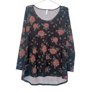 LulaRoe rose lynnae top size medium new with tag